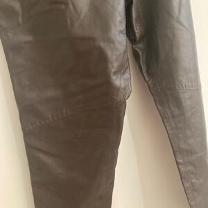 Dana Buchman leather pants